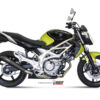 Mivv Slip-On X-Cone black Suzuki Gladius 2009-15