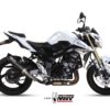 Mivv Slip-On GP black con tapa carbono Suzuki GSR 750 2011-16 / GSX-R 750 2004-05