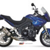 Mivv Slip-On Suono St. Steel con tapa carbono Triumph Tiger 1050 2007-13