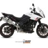 Mivv Slip-On Speed edge St. Steel con tapa carbono Triumph Tiger 1050 Sport 2013-16