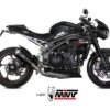 Mivv Slip-On Delta Race black Triumph Speed Triple R / S / RS 2018-20