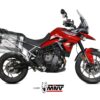 Mivv Slip-On Speed edge St. Steel con tapa carbono Triumph Tiger 900 / GT / Pro / Rally 2021-24