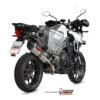 Mivv Slip-On Speed edge St. Steel con tapa carbono Triumph Tiger 1200 XR/XRx/XRT/XCx/XCA 2016-20