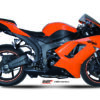 Mivv Slip-On Suono black con tapa carbono Kawasaki ZX-6 R 2007-08