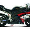 Mivv 2 Slip-On Suono black con tapa carbono Yamaha YZF 1000 R1 2007-08