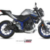 Mivv Slip-On Double Gun black Yamaha MT-03 2016-24