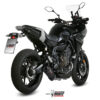 Mivv Full system 2x1 Oval carbono con tapa carbono Yamaha Tracer 700 / GT / Tracer 7 2016-24