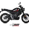 MIVV FULL SYSTEM 1x1 HR-1 BLACK CON TAPA EN CARBONO LARGA YAMAHA XSR 125 2022-24