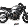 Mivv Full system 2x1 Ghibli black Yamaha XSR 700 2016-22