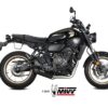 MIVV FULL SYSTEM 2x1 HR-1 BLACK CON TAPA EN CARBONO LARGA YAMAHA XSR 700 2021-24