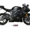 Mivv Slip-On Suono black con tapa carbono Yamaha YZF 600 R6 2017-23