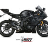Mivv Slip-On Mk3 carbono Yamaha YZF 600 R6 2017-23