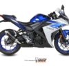 Mivv Slip-On GP black Yamaha YZF R25 / YZF R3 2015-24