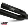 Mivv Slip-On Double Gun black Benelli Leoncino 2017-24 - Imagen 3