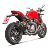 BLACK EDITION silenciosos Slip-on. No homologado Akrapovic - Ducati Monster 821 - 2017 a 2020 - Imagen 4