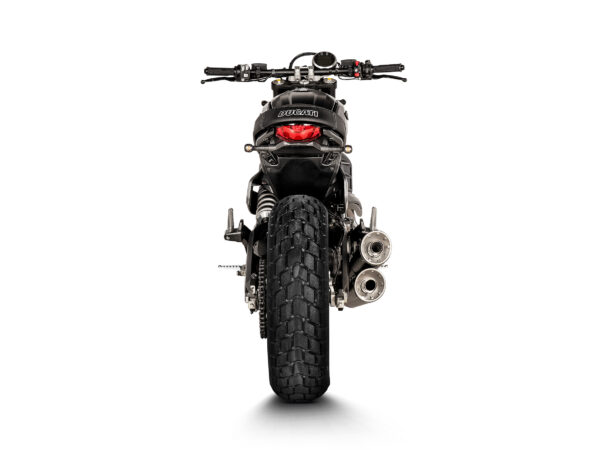 BLACK EDITION silenciosos Slip-on. No homologado Akrapovic - Ducati Scrambler 800 - 2021 a 2022 - Imagen 4