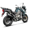 BLACK EDITION silenciosos Slip-on. Homologado Akrapovic - Triumph Tiger 1200 Explorer - 2018 a 2020 - Imagen 3