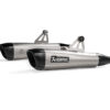 Silenciosos Slip-on. Homologado Akrapovic - Triumph Bonneville 1200 T120 - 2016 a 2020