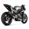 Silenciosos Slip-on. No homologado Akrapovic - Triumph Street Triple 765 - 2017 a 2019 - Imagen 2