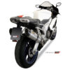 Mivv 2 Slip-On Suono St. Steel con tapa carbono Aprilia RSV 1000 04-08 / Tuono Fighter 1000 06-10 - Imagen 2