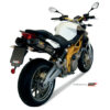 Mivv 2 Slip-On Suono St. Steel con tapa carbono Aprilia Shiver 750 2008-16 - Imagen 2