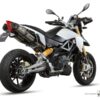 Mivv 2 Slip-On Suono St. Steel con tapa carbono Aprilia Dorsoduro 1200 2012-16 - Imagen 2
