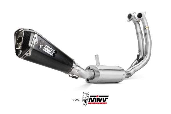 Mivv Full system 2x1 Delta Race carbono Aprilia RS 660 2020-24 / Tuono 660 2021-23 - Imagen 3