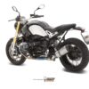 Mivv Slip-On Suono St. Steel con tapa carbono BMW R Nine T 2014-23 - Imagen 2