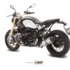 Mivv Slip-On Speed edge St. Steel con tapa carbono BMW R Nine T 2014-23 - Imagen 2