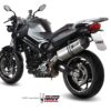 Mivv Slip-On Speed edge St. Steel con tapa carbono BMW F 800 R / GT 2009-20 - Imagen 2