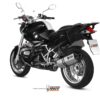 Mivv Slip-On Speed edge St. Steel con tapa carbono BMW R 1200 R 2011-14 - Imagen 2