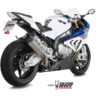 Mivv Slip-On Speed edge St. Steel con tapa carbono BMW S 1000 RR 2015-16 - Imagen 2