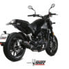 Mivv Tubo no kat (compatible con silenciadores Mivv Suono y Oval) Benelli Leoncino 2017-24 - Imagen 2
