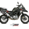 Mivv Slip-On Oval carbono con tapa carbono Benelli TRK 502 X 2018-24 - Imagen 3