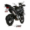 Mivv Slip-On Oval titan con tapa carbono Benelli TRK 502 X 2018-24 - Imagen 2
