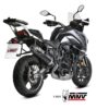 Mivv Slip-On Oval black con tapa carbono Benelli TRK 702 / X 2023-24 - Imagen 2