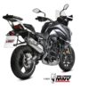 Mivv Slip-On Oval St. Steel con tapa carbono Benelli TRK 702 / X 2023-24 - Imagen 2