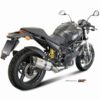 Mivv 2 Slip-On Suono St. Steel con tapa carbono Ducati Monster 695 2006-08 - Imagen 2