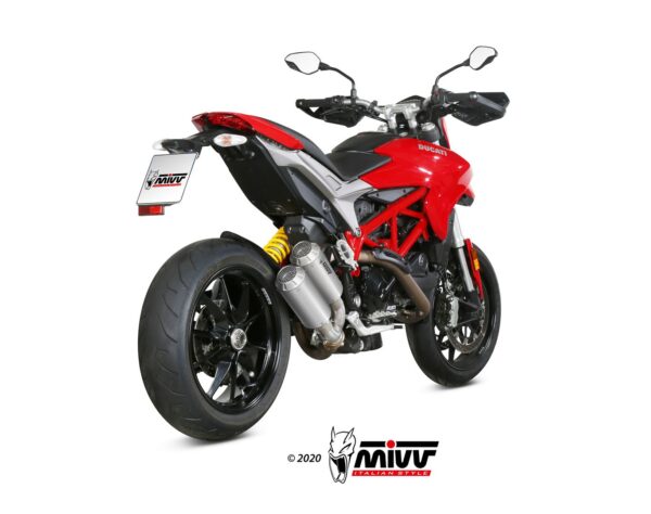 Mivv 2 Slip-On Mk3 St. Steel Ducati Hypermotard 939 2016-18 - Imagen 2