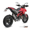 Mivv Slip-On Suono St. Steel con tapa carbono Ducati Hypermotard 821 / Hyperstrada 821 2013-15 - Imagen 2