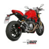 Mivv 2 Slip-On Mk3 carbono Ducati Monster 821 2018-20 / Monster 1200 2017-21 - Imagen 2