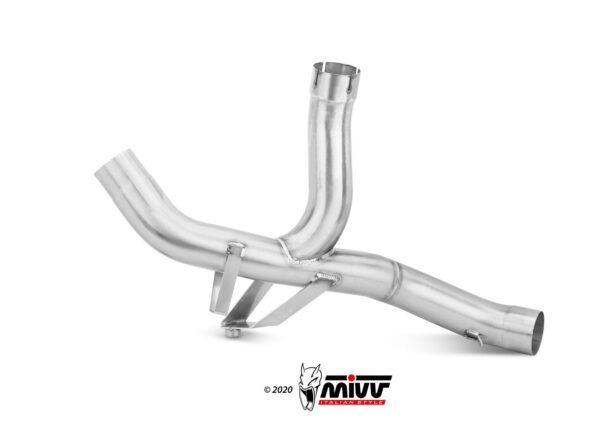Mivv Tubo no kat (compatible con Silencioso Mivv y Original) Ducati Multistrada 950 / S 2017-21 - Imagen 5