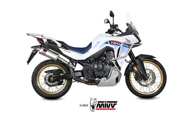 Mivv Slip-On Dakar St. Steel Honda XL750 Transalp 2023-24 - Imagen 2