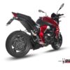 Mivv Slip-On Double Gun black Honda CB 1000 R 2008-17 - Imagen 2