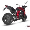 Mivv Slip-On Double Gun St. Steel Honda CB 1000 R 2008-17 - Imagen 2