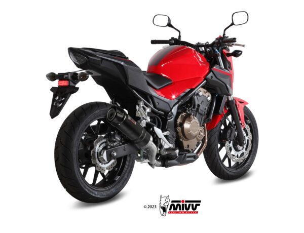 Mivv Slip-On GP carbon con tapa carbono Honda CB 500 F 2016-18 - Imagen 2