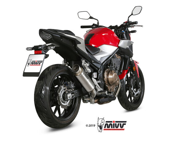 Mivv Slip-On GP Pro titan Honda CB 500 F 2019-24 - Imagen 2