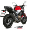 Mivv Slip-On Suono black con tapa carbono Honda CB 500 F 2019-24 - Imagen 2