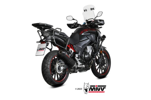 Mivv Slip-On Oval carbono con tapa carbono Honda CB 500 X 2021-24 - Imagen 2