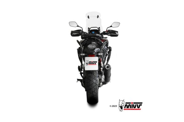 Mivv Slip-On Oval carbono con tapa carbono Honda CB 500 X 2021-24 - Imagen 3